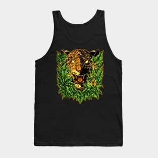 Lightning Leopard Deep Forest Tank Top